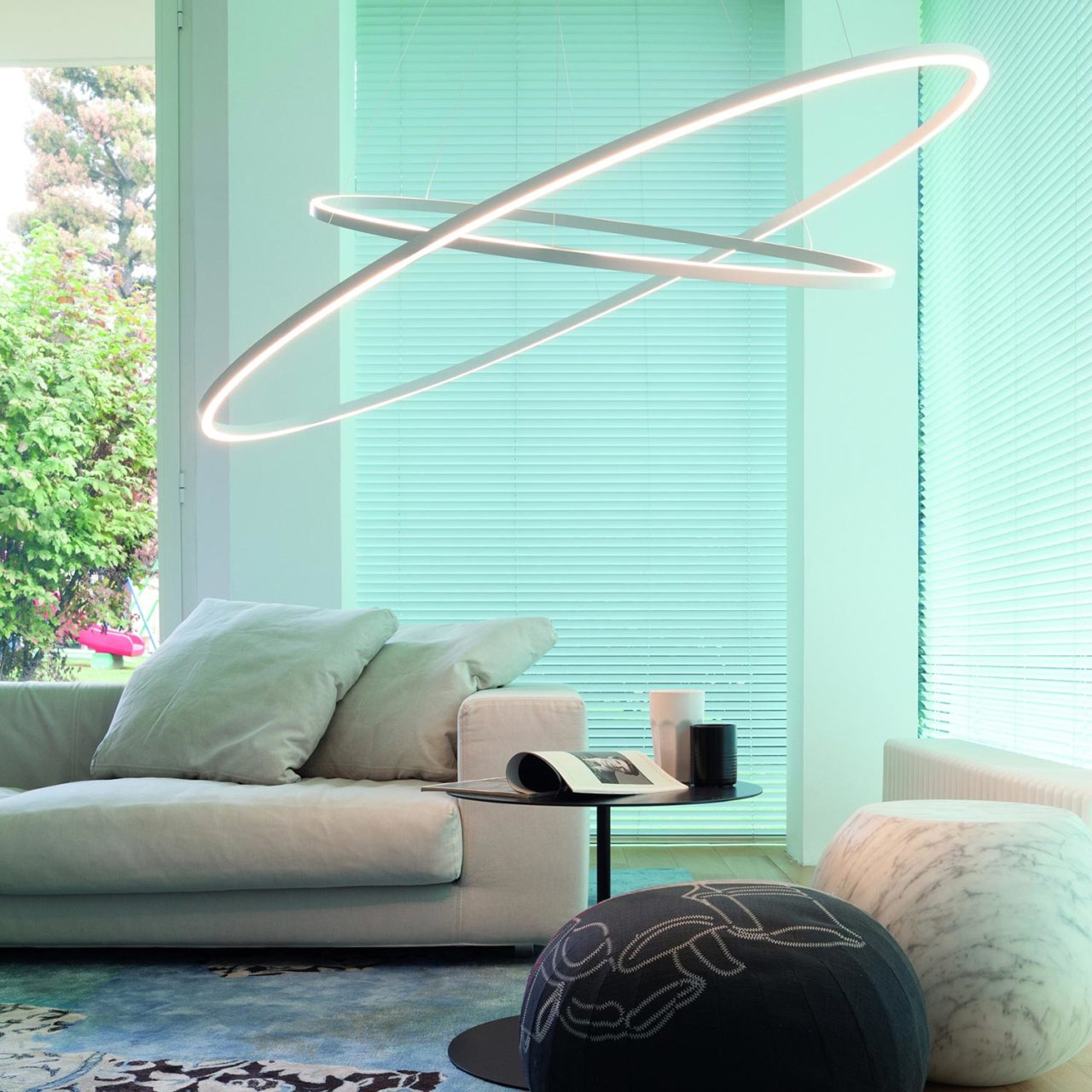 Ellisse Double Pendant Lamp by Nemo Lamps
